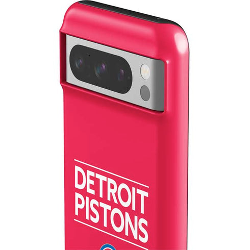 NBA Detroit Pistons Standard - Red Google Pixel 8 Pro Impact Case